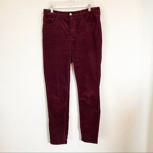 Loft high waist skinny corduroy pants
